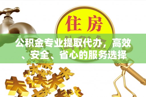 武昌公积金专业提取代办，高效、安全、省心的服务选择