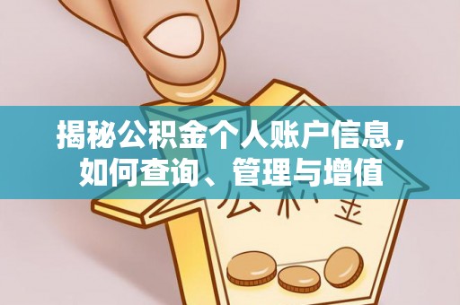 武昌揭秘公积金个人账户信息，如何查询、管理与增值