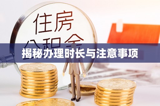 武昌揭秘办理时长与注意事项