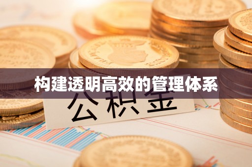 武昌构建透明高效的管理体系