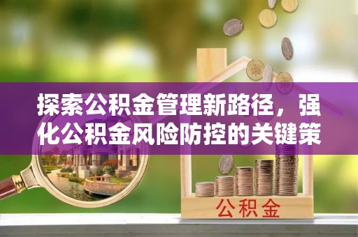 武昌探索公积金管理新路径，强化公积金风险防控的关键策略