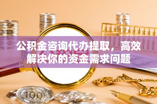 武昌公积金咨询代办提取，高效解决你的资金需求问题
