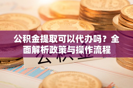 武昌公积金提取可以代办吗？全面解析政策与操作流程