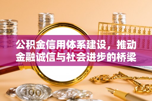 武昌公积金信用体系建设，推动金融诚信与社会进步的桥梁