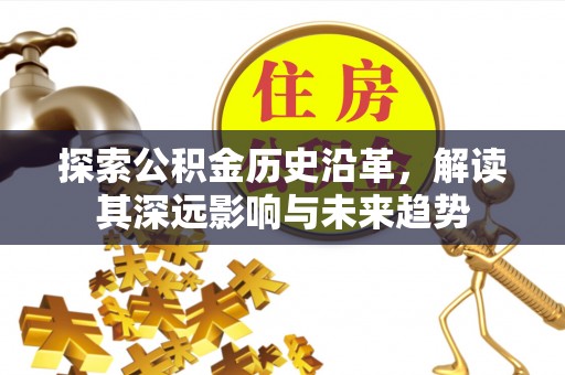 武昌探索公积金历史沿革，解读其深远影响与未来趋势