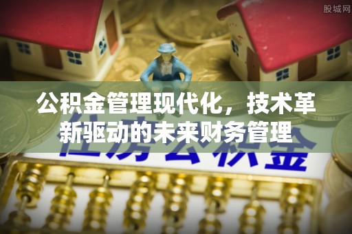 武昌公积金管理现代化，技术革新驱动的未来财务管理