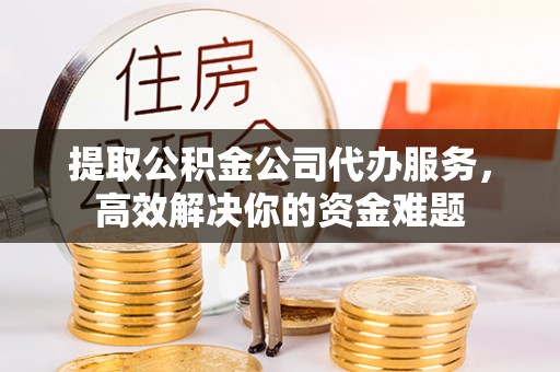 武昌提取公积金公司代办服务，高效解决你的资金难题