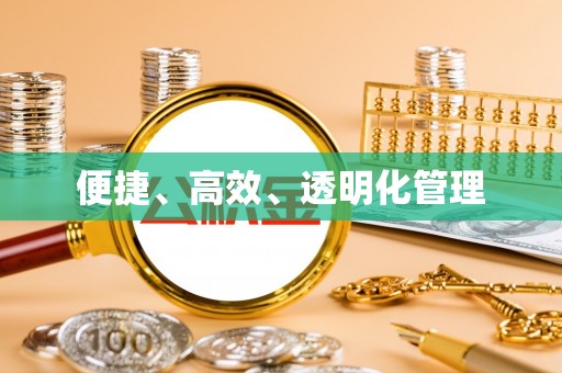 武昌便捷、高效、透明化管理