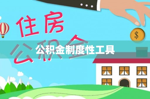 武昌公积金制度性工具