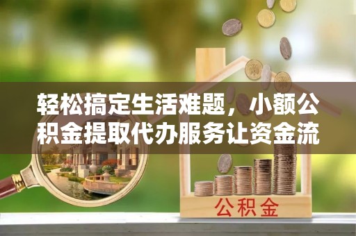 武昌轻松搞定生活难题，小额公积金提取代办服务让资金流动更便捷