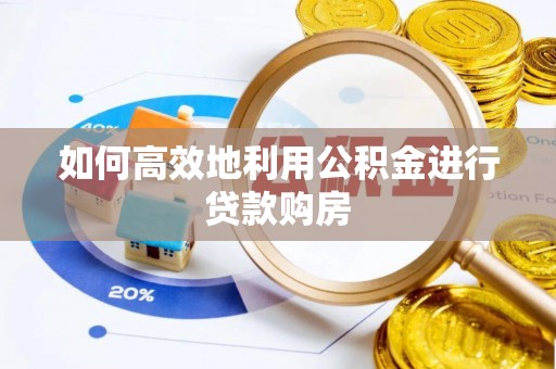 武昌如何高效地利用公积金进行贷款购房