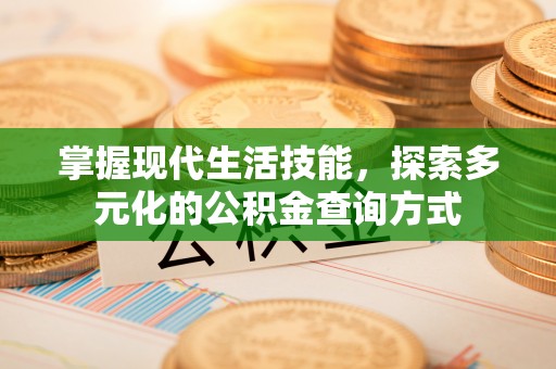 武昌掌握现代生活技能，探索多元化的公积金查询方式